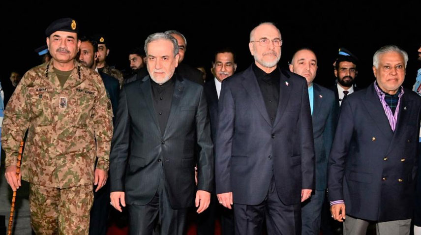 Iranian delegation arriving for the Islamabad Talks