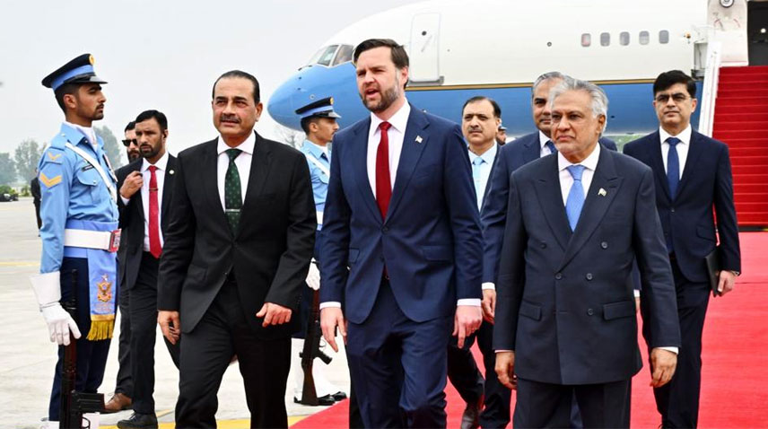 United States delegation arriving in Islamabad for the Islamabad Talks